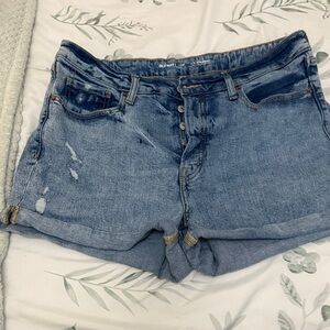 Old Navy Women's Distressed Blue Jean Shorts